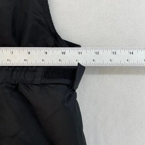 Cherokee Snow Bib Unisex Kids Sz 3T Black Full-Zip Adjustable Strap Straight Leg - Picture 3 of 14